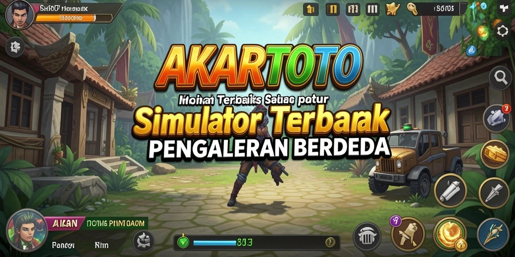 Screenshot gameplay AKARTOTO menunjukkan interaksi yang mendalam dan grafis yang ciamik.