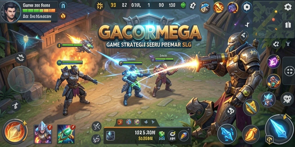 Tampilan menakjubkan gameplay GACORMEGA yang menggugah semangat.