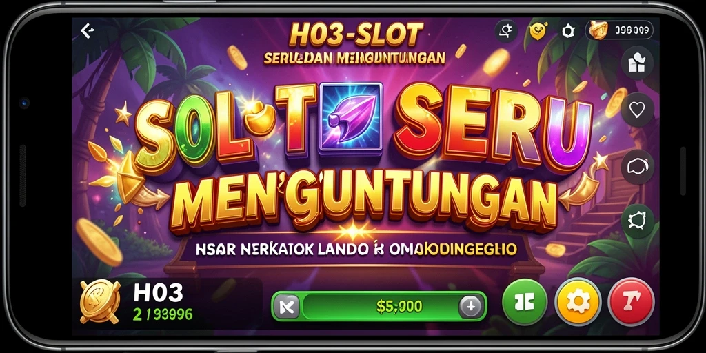Tampilan gameplay H03 yang mengesankan dan penuh warna.
