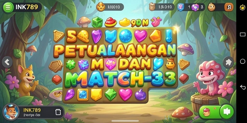 Tampilan gameplay seru INK789 yang penuh warna dan tantangan.