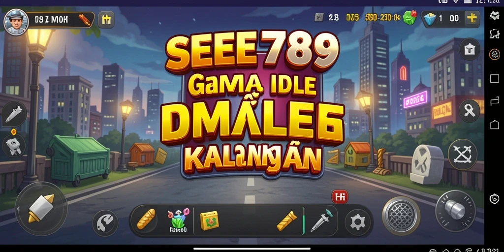 Tampilan gameplay Idle SEE789 yang memikat dan menenangkan.